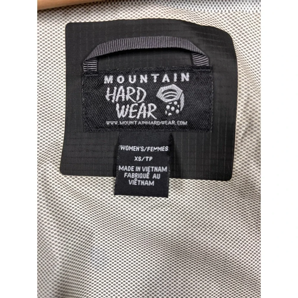 Mountain Hardwear Acadia Parka Womens XS Black Rain Jacket Hooded OL8283 - Picture 8 of 13